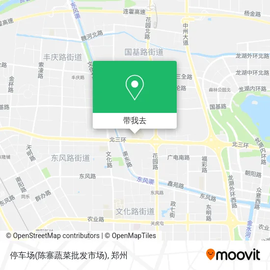 停车场(陈寨蔬菜批发市场)地图