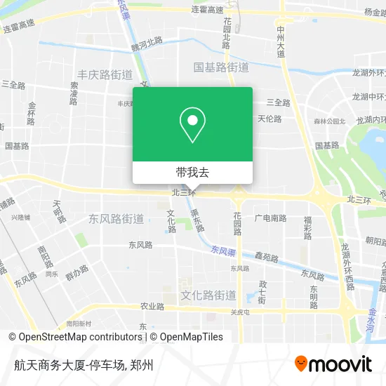 航天商务大厦-停车场地图