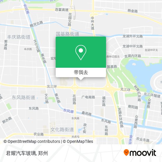 君耀汽车玻璃地图