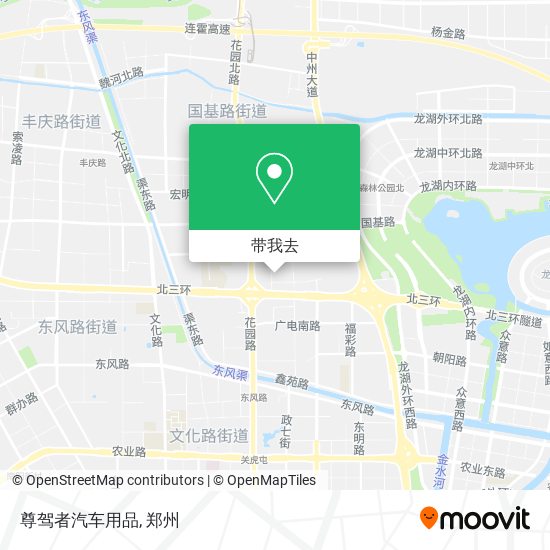 尊驾者汽车用品地图