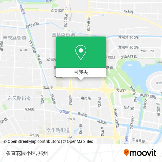 省直花园小区地图