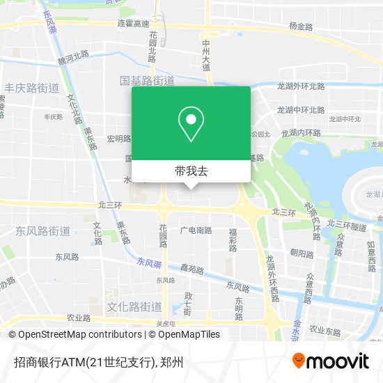 招商银行ATM(21世纪支行)地图