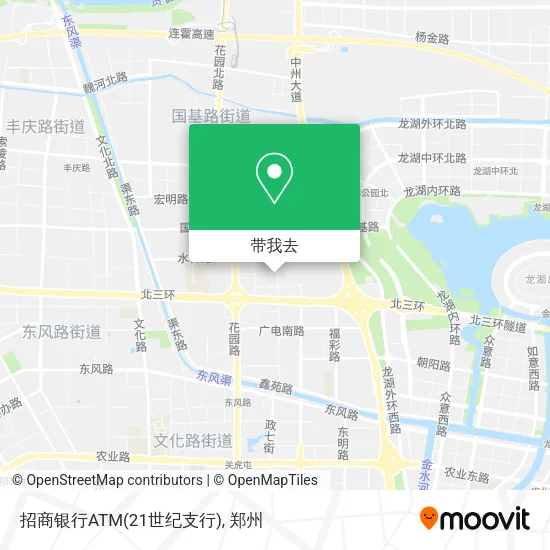 招商银行ATM(21世纪支行)地图