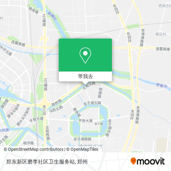 郑东新区磨李社区卫生服务站地图