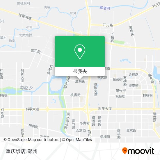 重庆饭店地图