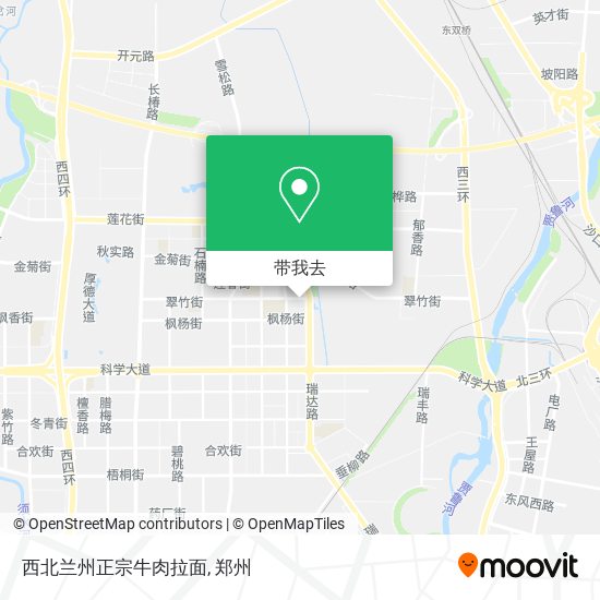 西北兰州正宗牛肉拉面地图