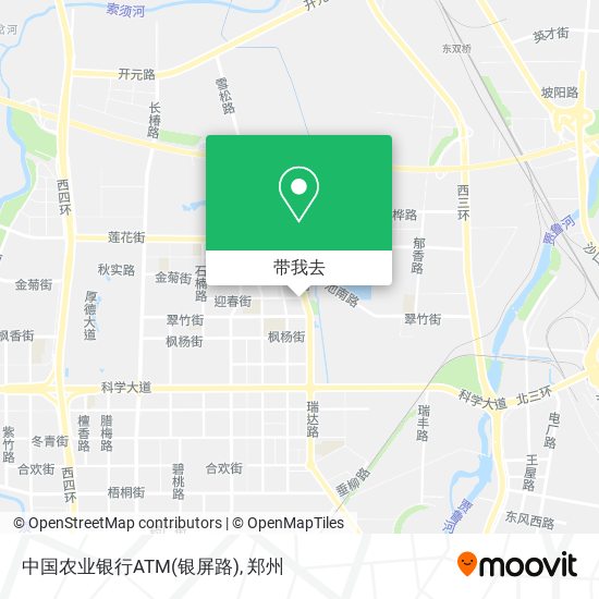 中国农业银行ATM(银屏路)地图