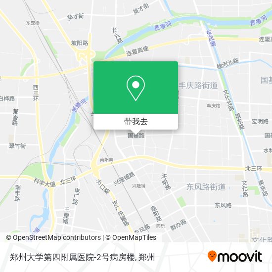 郑州大学第四附属医院-2号病房楼地图