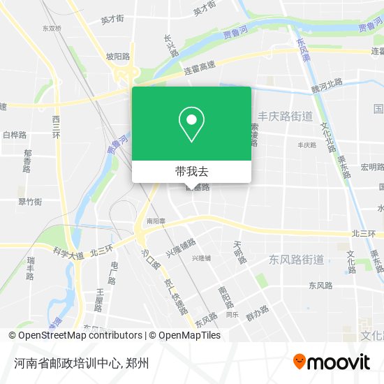 河南省邮政培训中心地图