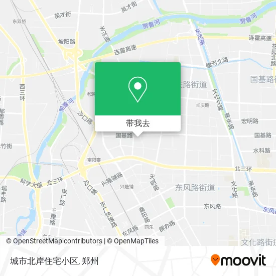 城市北岸住宅小区地图