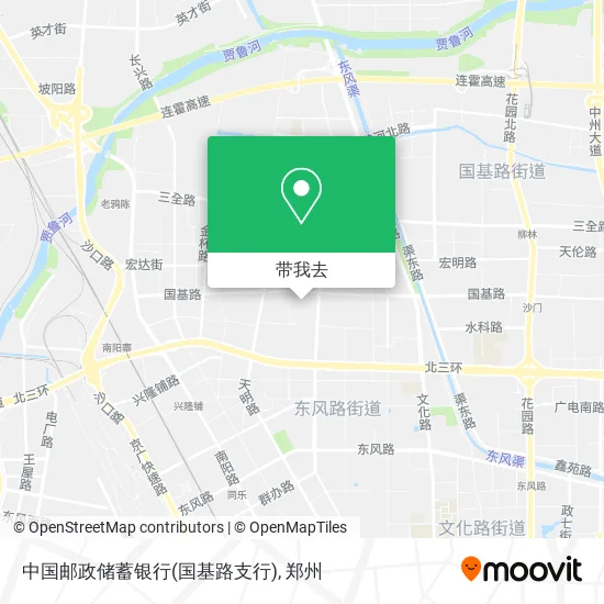 中国邮政储蓄银行(国基路支行)地图