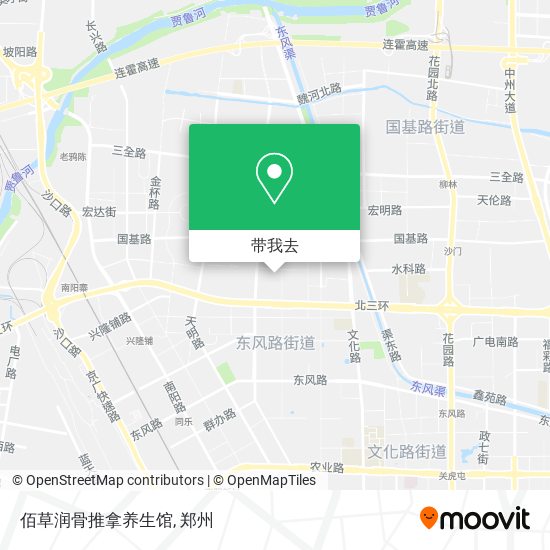 佰草润骨推拿养生馆地图