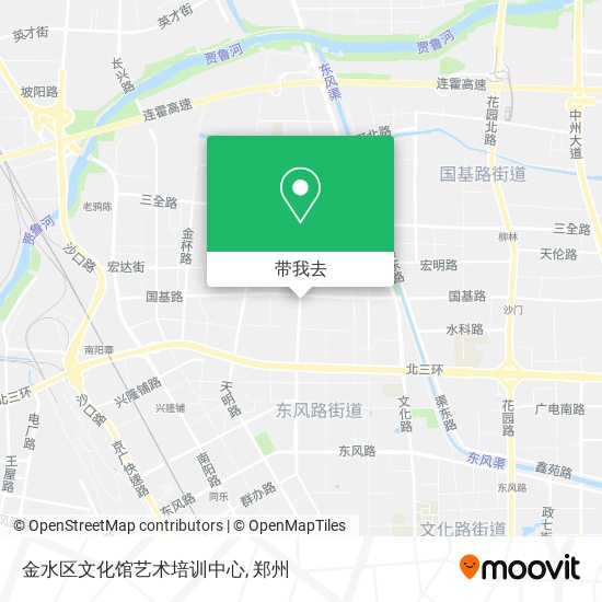 金水区文化馆艺术培训中心地图