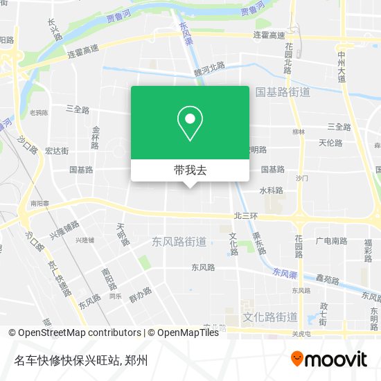名车快修快保兴旺站地图