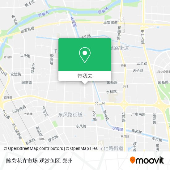 陈砦花卉市场-观赏鱼区地图