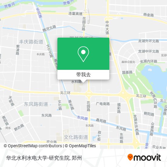 华北水利水电大学-研究生院地图