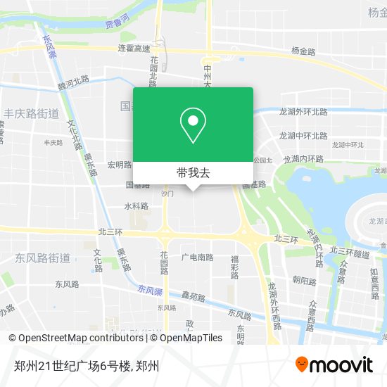 郑州21世纪广场6号楼地图