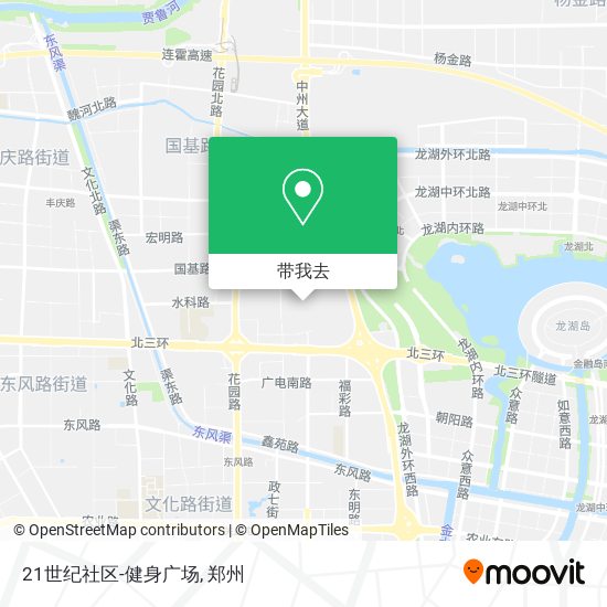21世纪社区-健身广场地图