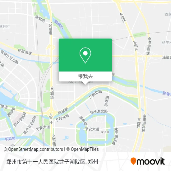 郑州市第十一人民医院龙子湖院区地图