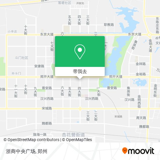 浙商中央广场地图