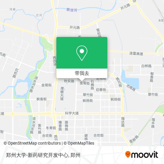 郑州大学-新药研究开发中心地图