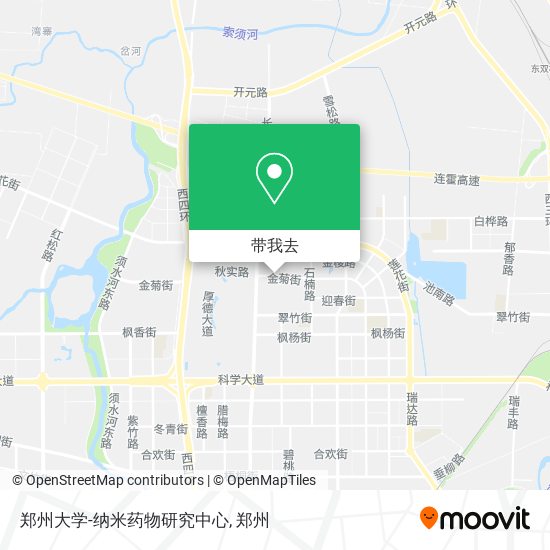 郑州大学-纳米药物研究中心地图