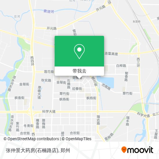 张仲景大药房(石楠路店)地图