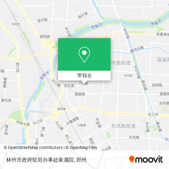 林州市政府驻郑办事处家属院地图