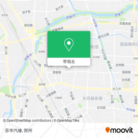 苏华汽修地图