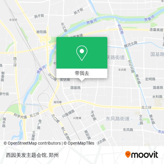 西园美发主题会馆地图