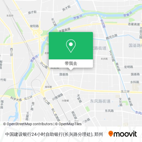 中国建设银行24小时自助银行(长兴路分理处)地图