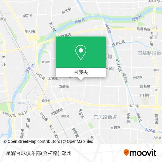 星辉台球俱乐部(金杯路)地图
