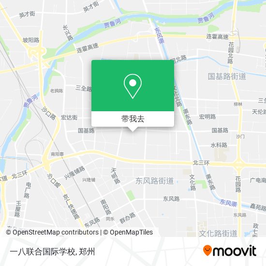 一八联合国际学校地图