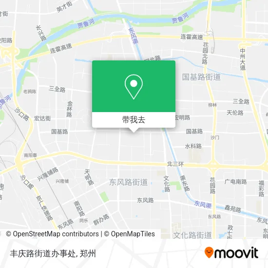 丰庆路街道办事处地图