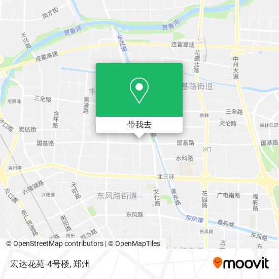 宏达花苑-4号楼地图