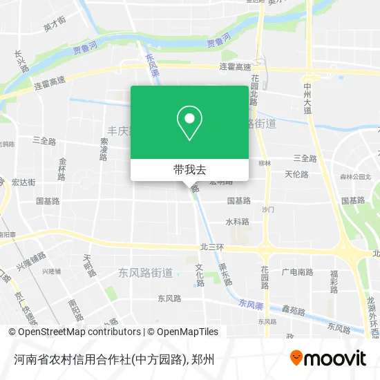 河南省农村信用合作社(中方园路)地图