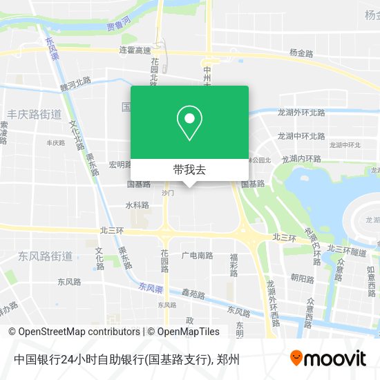 中国银行24小时自助银行(国基路支行)地图