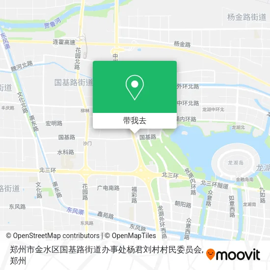 郑州市金水区国基路街道办事处杨君刘村村民委员会地图