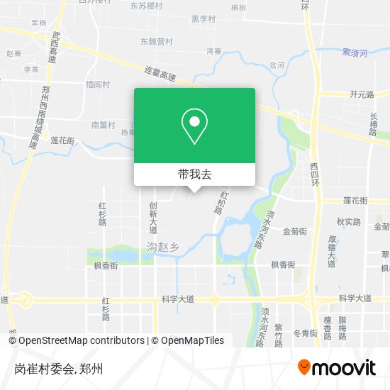 岗崔村委会地图