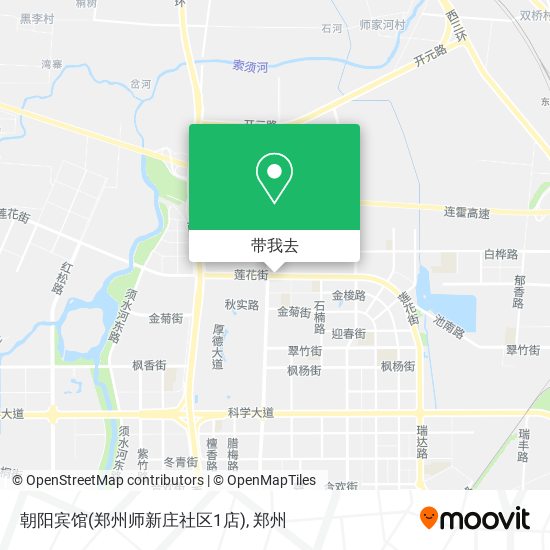 朝阳宾馆(郑州师新庄社区1店)地图