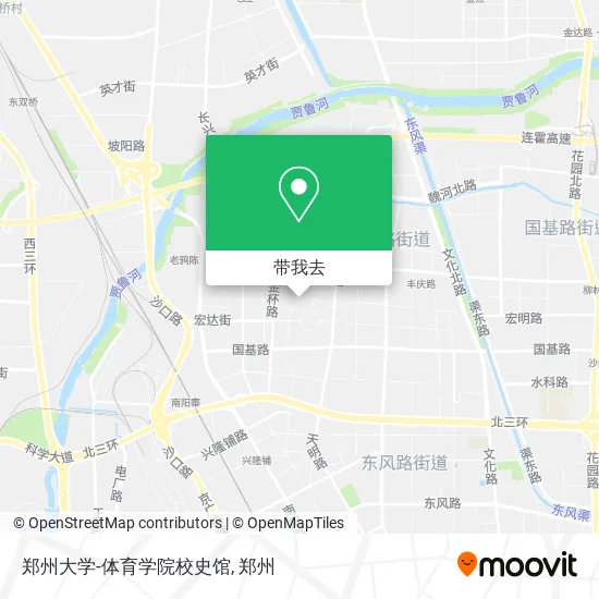 郑州大学-体育学院校史馆地图