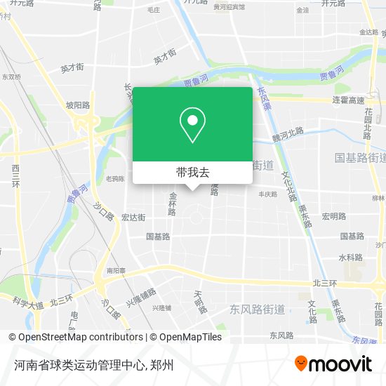 河南省球类运动管理中心地图