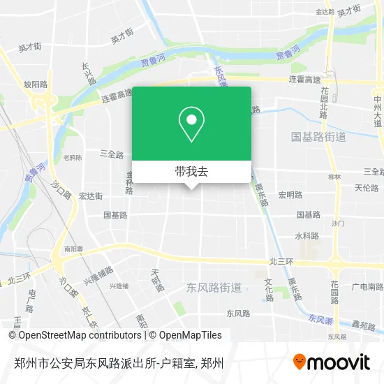 郑州市公安局东风路派出所-户籍室地图