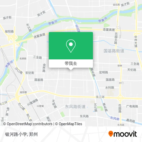 银河路小学地图