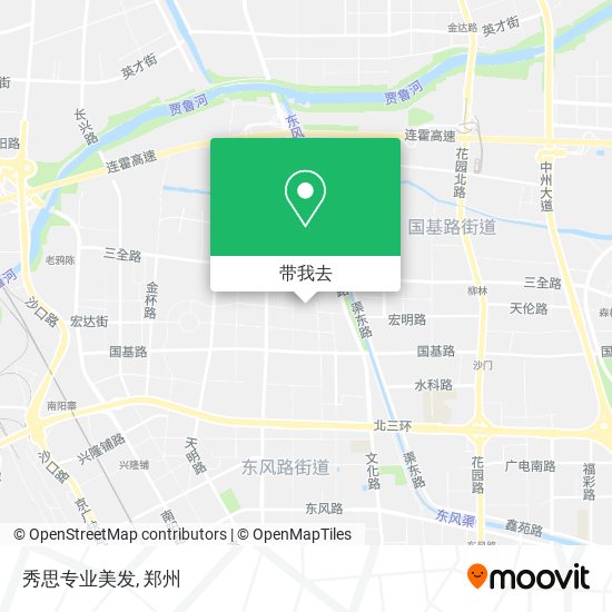 秀思专业美发地图