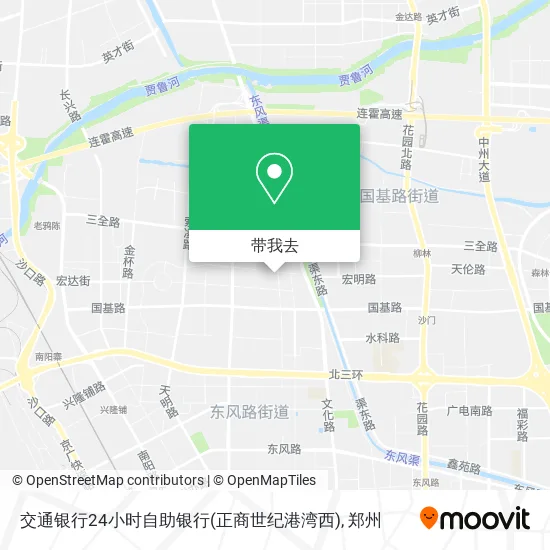 交通银行24小时自助银行(正商世纪港湾西)地图