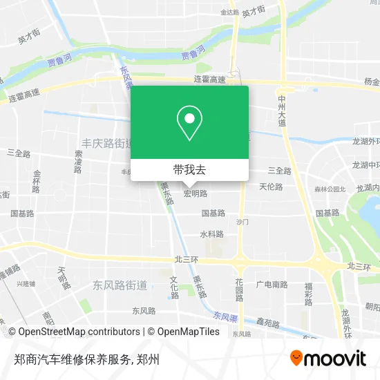 郑商汽车维修保养服务地图