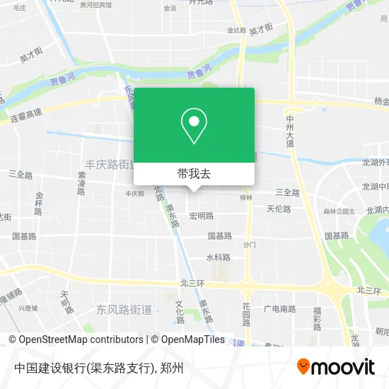 中国建设银行(渠东路支行)地图