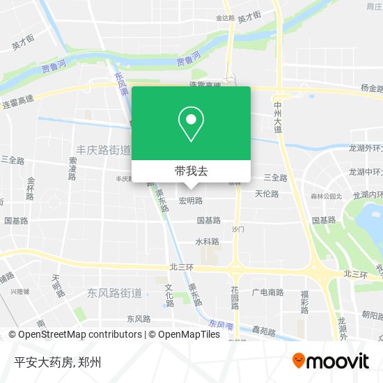 平安大药房地图