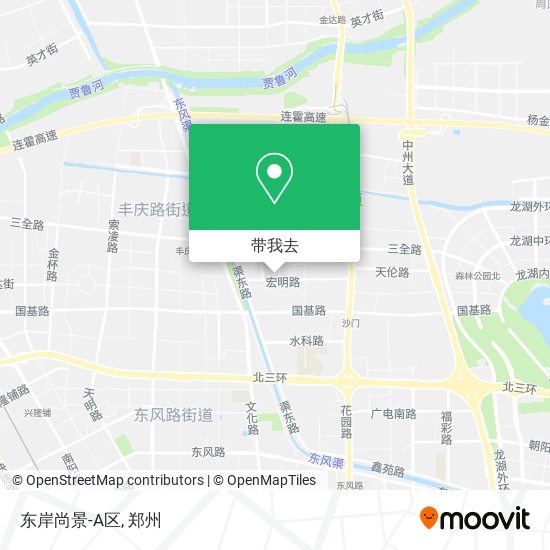 东岸尚景-A区地图